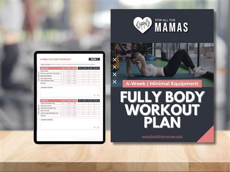 Beginner Friendly 4 Week Full Body Workout Plan For All The Mamas