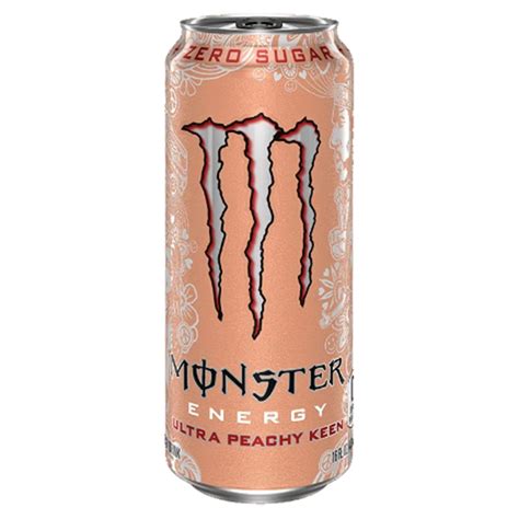 Monster Energy Drink Ultra Peachy Keen Ml Dose Usa Energy Drink