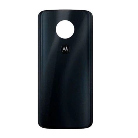 TAPA TRASERA MOTOROLA G6 AZUL NEGRO CeluRepuestos