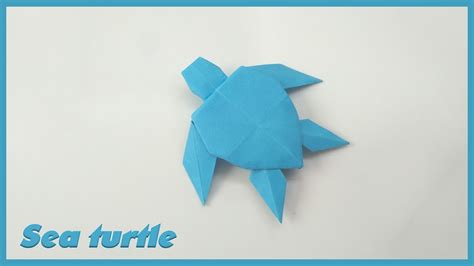 Paper Sea Turtle Origami Tutorial Step By Step Gấp Con Rùa Biển