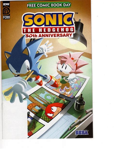 Sonic The Hedgehog Th Anniversary Idw Free Comic Book Day Fcbd