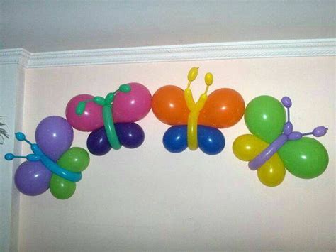 Pin by ROSA B HUAMÁN SÁNCHEZ on GLOBOS DECORACION Butterfly balloons