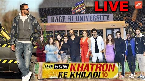 Khatron Ke Khiladi 10 LIVE Khatron Ke Khiladi Darr Ki University With