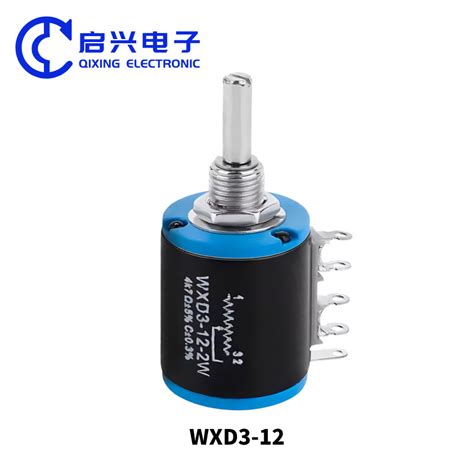 WXD3 12 Precision Multi Turn Wirewound Potentiometer Sliding Rheostat 5