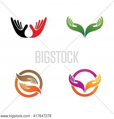 Hope Hand Logo Symbol Vector & Photo (Free Trial) | Bigstock