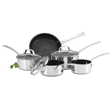 Circulon Momentum 5 Piece Cookware Set Stainless Steel Le