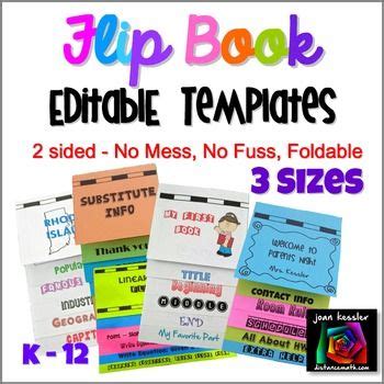 Easily Create Your Own Foldable Flip Book With These Easy To Use