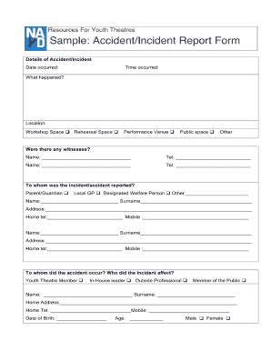 Incident Report Example Complete With Ease AirSlate SignNow