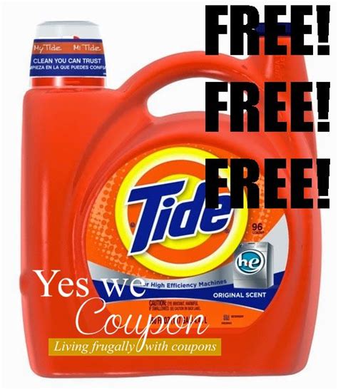 ENDS TODAY - Completely FREE (HUGE) Bottle of Tide Laundry Detergent ...