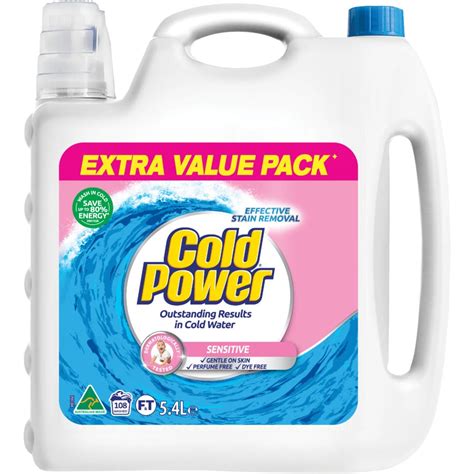 cold power sensitive liquid laundry detergent  big