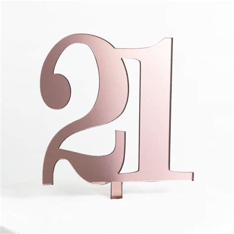 Classic Number 18 Cake Topper - SANDRA DILLON DESIGN