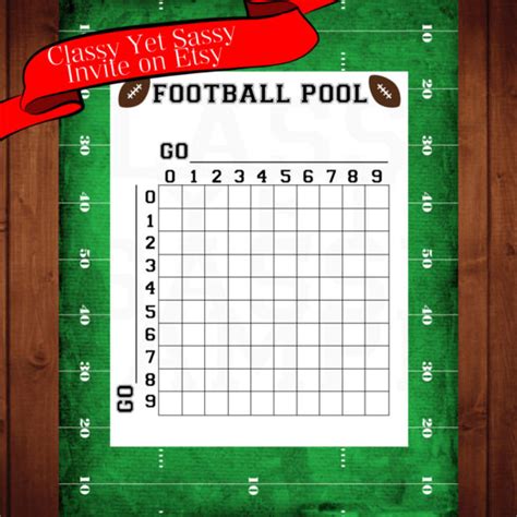 17 Football Pool Templates Word Excel Pdf