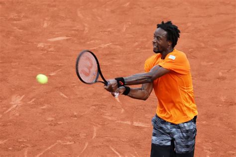 Photo Ga L Monfils Lors Des Internationaux De France De Roland Garros