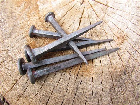 Hand Forged Nail An Ancient Home Talisman Interior Etsy