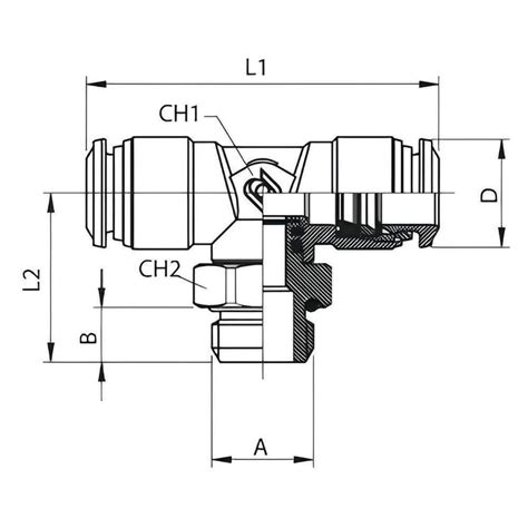 Aignep Usa Push To Connect Tube X Male X Tube X Male Unf Fitting