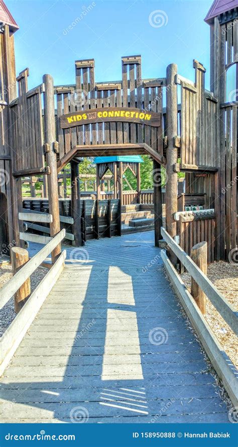 Kid`s Connection Park Caledonia Wisconsin Editorial Stock Photo