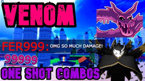 3 Best Venom One Shot CombosBounty Hunt L Roblox Blox Fruits Update