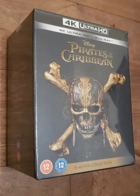 Pirates Of The Caribbean K Uhd Steelbook Collection Sealed Eur