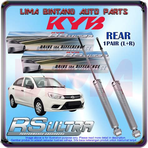 1Pair Proton Saga VVT Rear Shock Absorber Heavy Duty RS ULTRA