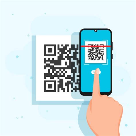 Free Vector Illustrated Person Scanning A Qr Code With A Smartphone