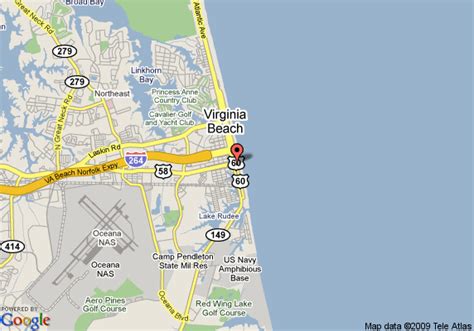 Virginia Beach Boardwalk Map