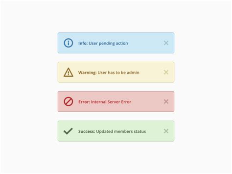 Alert Error Messages Messages Web Ui Design App Design