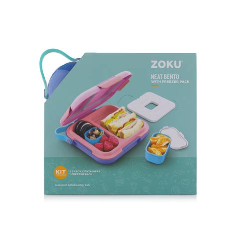 Zoku Neat Bento With Freezer Pack Blue Waitrose Uae Partners