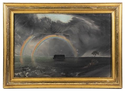 William Blake | Noah's Ark under a Double Rainbow | MutualArt