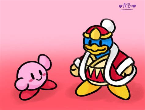 kirby and king dedede by MariBelleArts on DeviantArt