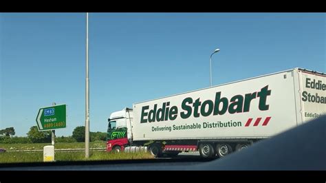 Wagon Driver Goes Wrong Way Around The Roundabout In Carlisle Cumbria