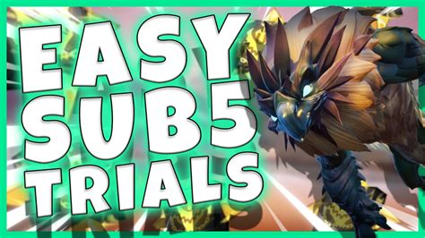 Dauntless Koshai Trials EASIEST Sub 5 Build And Guide YouTube