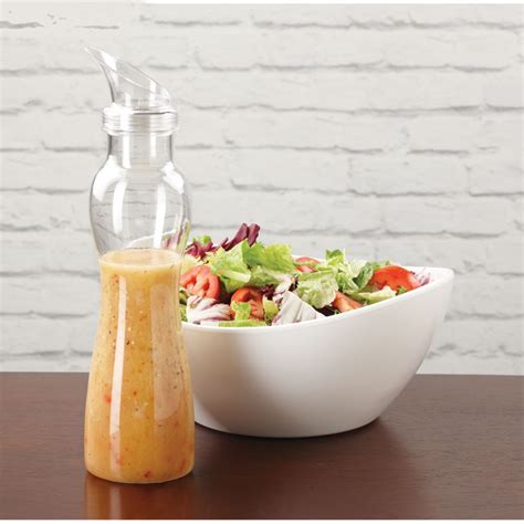 G E T 32 Oz Clear Polycarbonate Salad Dressing Bottle 1 Dozen