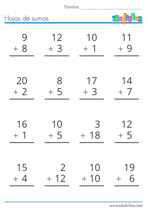 Fichas De Sumas De 2 Digitos Matematicas Addition Worksheets First Images And Photos Finder