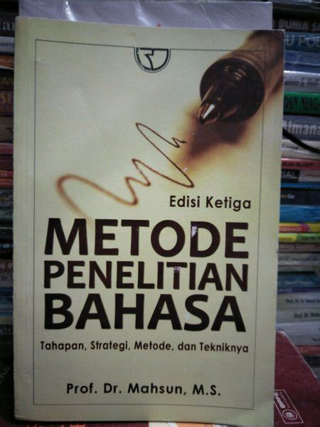 Jual Original Metode Penelitian Bahasa Tahapan Strategi Metode Dan