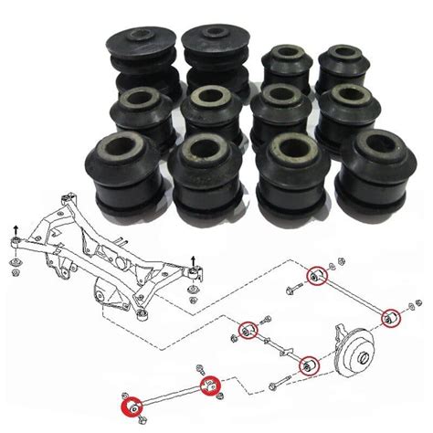 Kit Silentbloc De Brazos Traseros Para Nissan X Trail T Silent Blocks