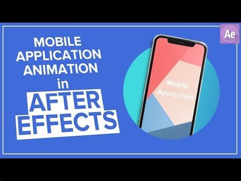 Learn Mobile Application Animation In After Effects Mind Luster