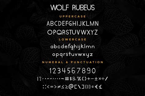 Wolf Rubeus Font Trio by Edric Studio