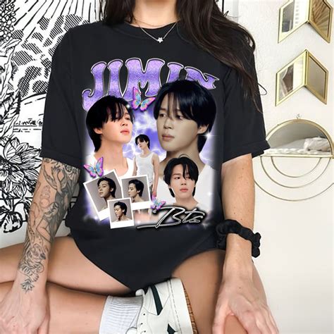 Jimin Kpop T Shirt Bts Members Shirt Bts Group Shirt Bts Members Tee