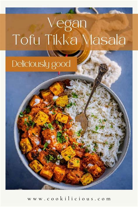 Easy Tofu Tikka Masala Vegan And Gluten Free Cookilicious