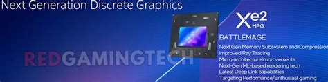 D Tails Sur La Sortie Pr Vue Des Nouvelles Cartes Graphiques Intel Xe