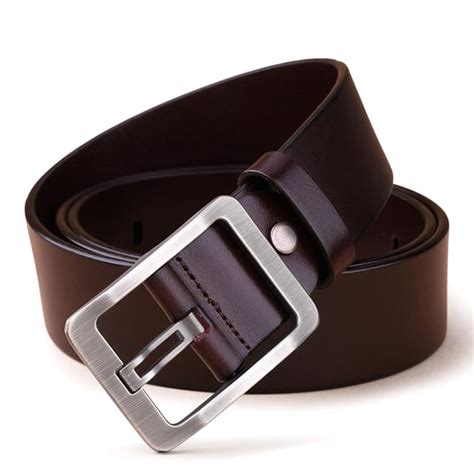 Wide Brown Leather Belt for Men | CMC | Classy Men Collection