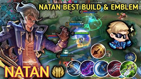 Natan Best Build Emblem Gameplay Natan Build Top Global Natan