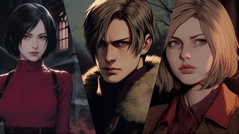 Resident Evil 4 Remake Así lucirían los personajes en un anime