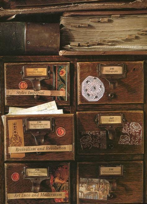 An Old Wooden Cabinet Filled With Lots Of Drawers