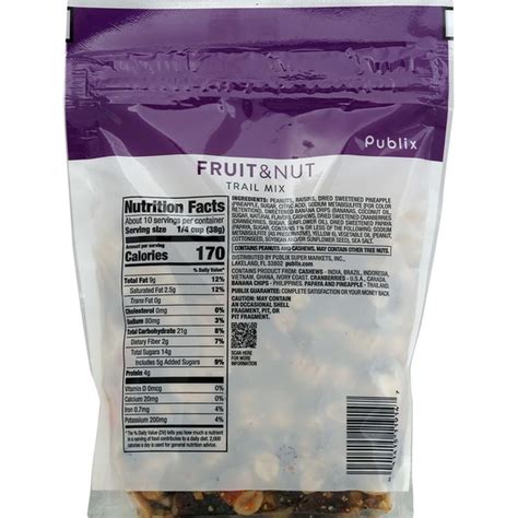 Publix Trail Mix Fruit Nut Oz Instacart