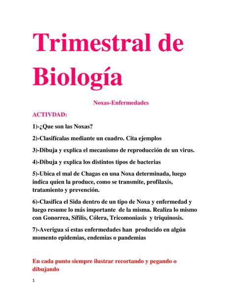 Noxas Biol Gicas Y Qu Micas