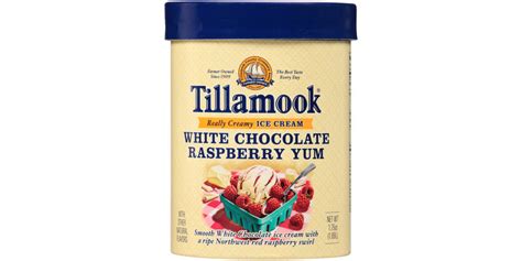 Tillamook White Chocolate Raspberry Yum Ice Cream Qt Tub Reviews