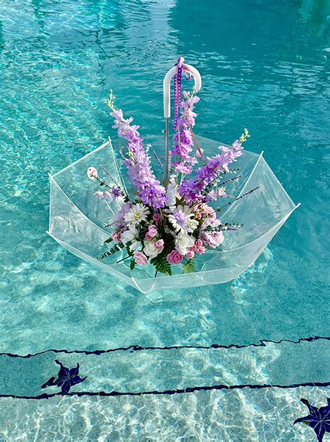 Chaney´s floating Floral Design Umbrella (Artificial Flowers) in Fort ...