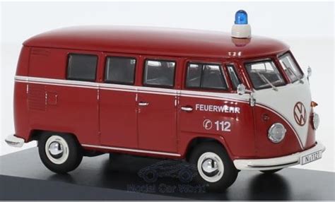 Diecast Model Cars Volkswagen T1 143 Schuco B Bus Feuerwehr