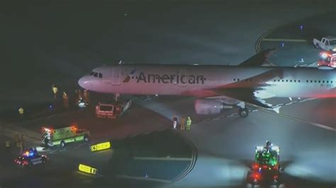 American Airlines Jet Collides With Shuttle Bus At LAX 5 Injured